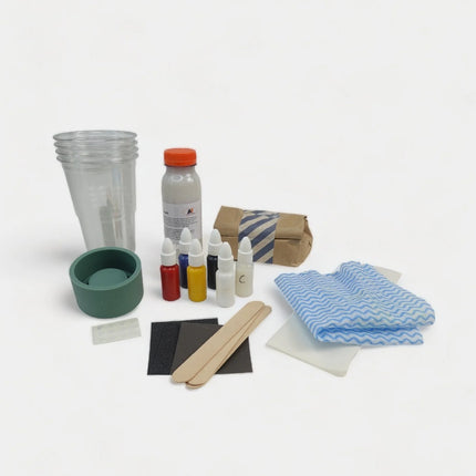 A1 DIY Terrazzo Theelichthouder Kit FIAM Ø 6,5cm - Kaarsenhouder Maken