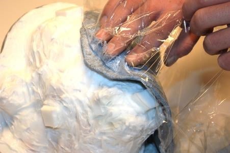 <h4>Tweedelige Strijkmal met Epoxy Steunkap</h4>