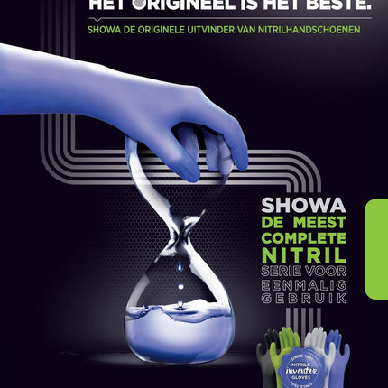 Showa Showa 7545 disposable handschoen (Nitril)
