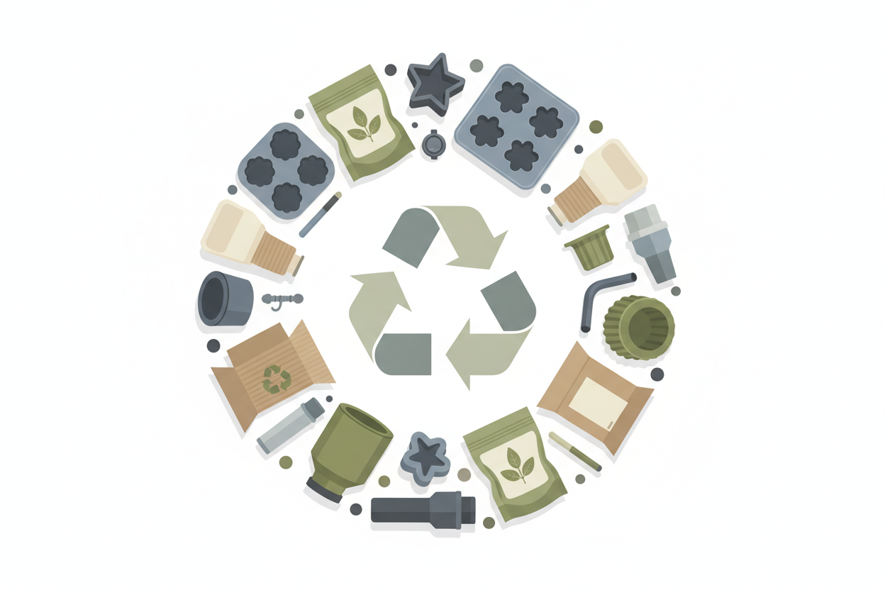 Siliconen recyclen en afvoeren, wat doe je met restsiliconen, oude mallen en lege verpakkingen