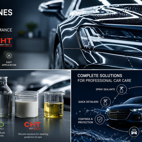 Car Care Silicones and Additives for Professional Car Care