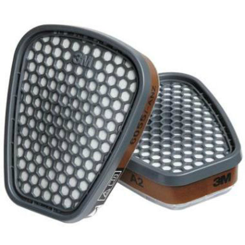 3M 3M 6055 Gas- en dampfilter A2 , Set  2 stuks