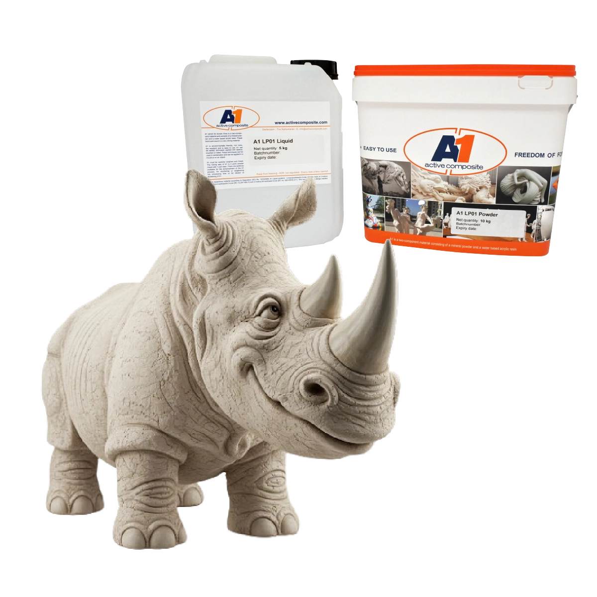 A1 A1 Acrylhars – Milieuvriendelijke 2K Hars voor Sculpturen & Ornamenten