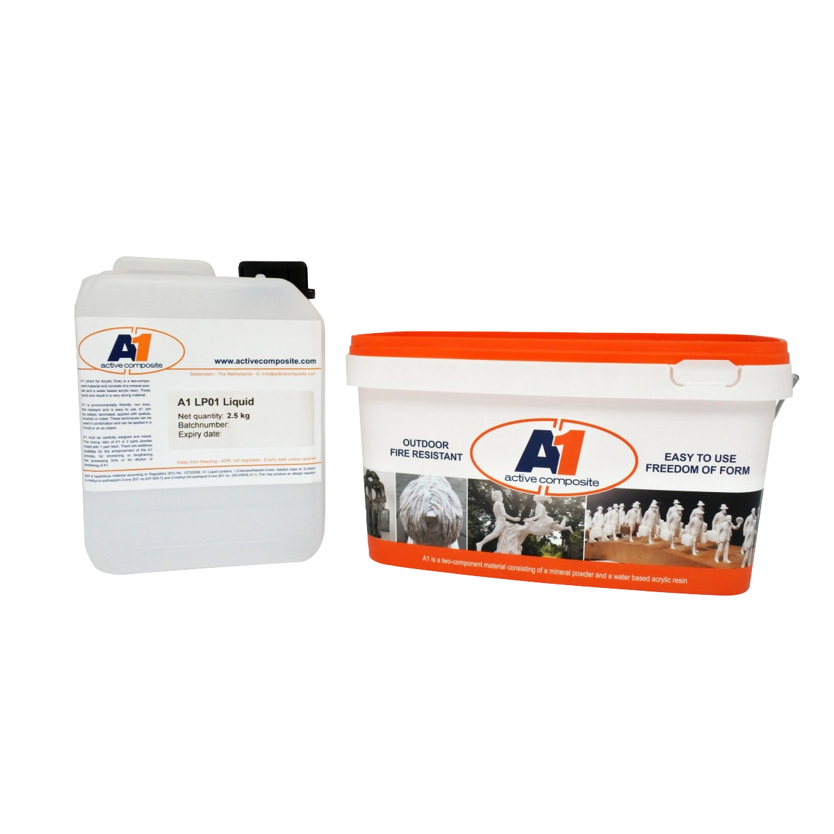 A1 A1 Acrylhars – Milieuvriendelijke 2K Hars voor Sculpturen & Ornamenten