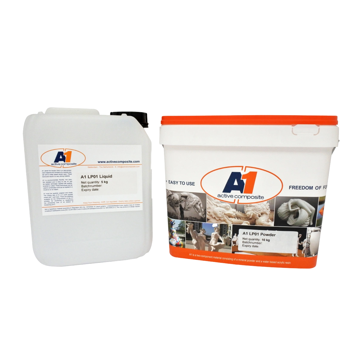 A1 A1 Acrylhars – Milieuvriendelijke 2K Hars voor Sculpturen & Ornamenten