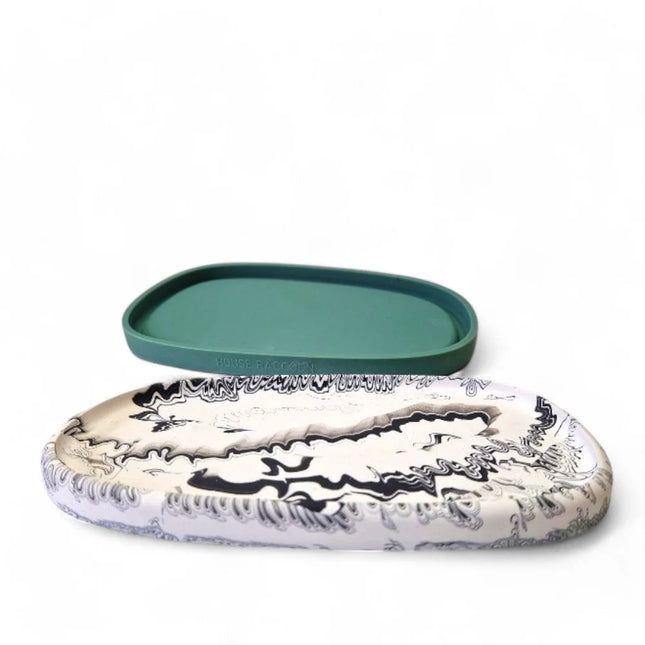 A1 DIY Terrazzo Dienblad Kit L SORA - Zelfmaak Decoratieve Tray