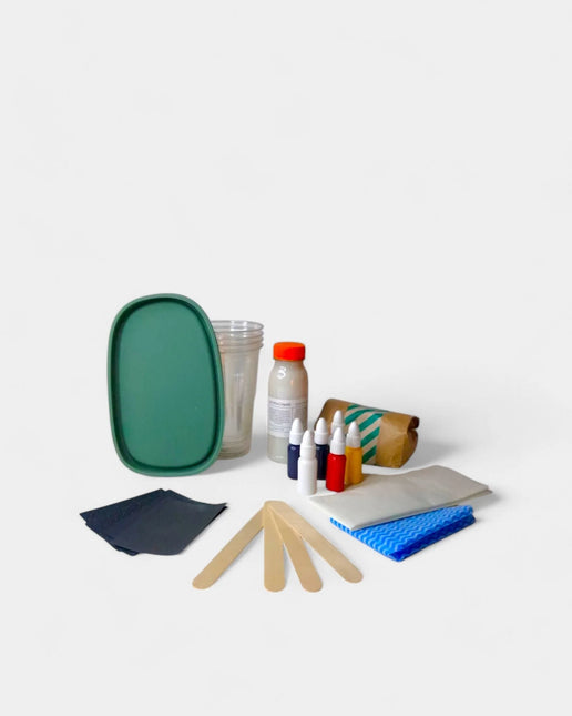 A1 DIY Terrazzo Dienblad Kit L SORA - Zelfmaak Decoratieve Tray