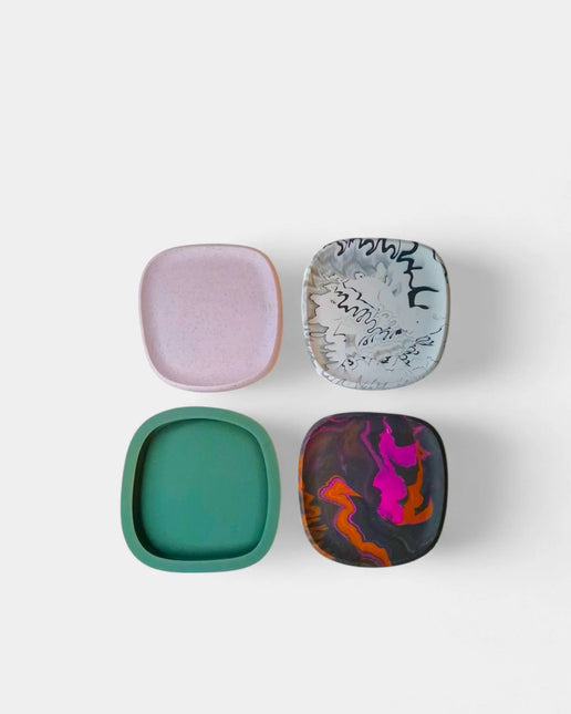A1 DIY Terrazzo Dienblad Kit M ONDA - Zelfmaak Decoratieve Tray Medium