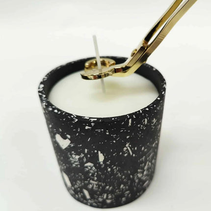 A1 DIY Terrazzo Geurkaars Kit Lavendel - Zelfmaak Geurkaarsen Set