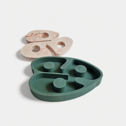 A1 DIY Terrazzo Kaarthouder Kit MONSTERA - Zelfmaak Visitekaarthouder
