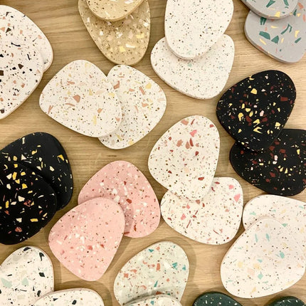 A1 DIY Terrazzo Onderzetters Kit LUCY - Zelfmaak Coasters Set