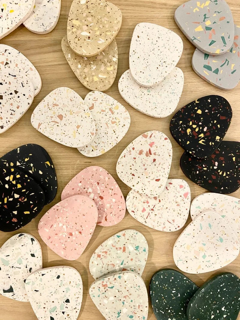 A1 DIY Terrazzo Onderzetters Kit LUCY - Zelfmaak Coasters Set
