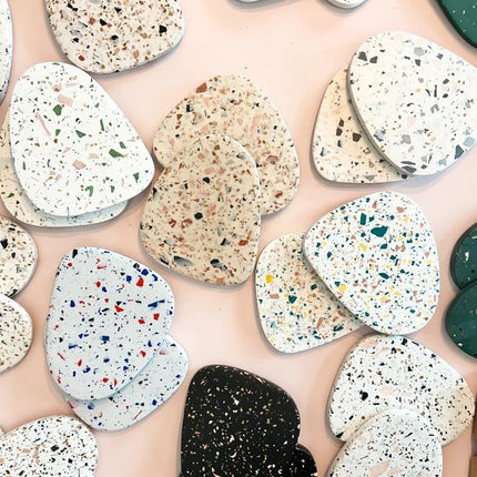 A1 DIY Terrazzo Onderzetters Kit LUCY - Zelfmaak Coasters Set