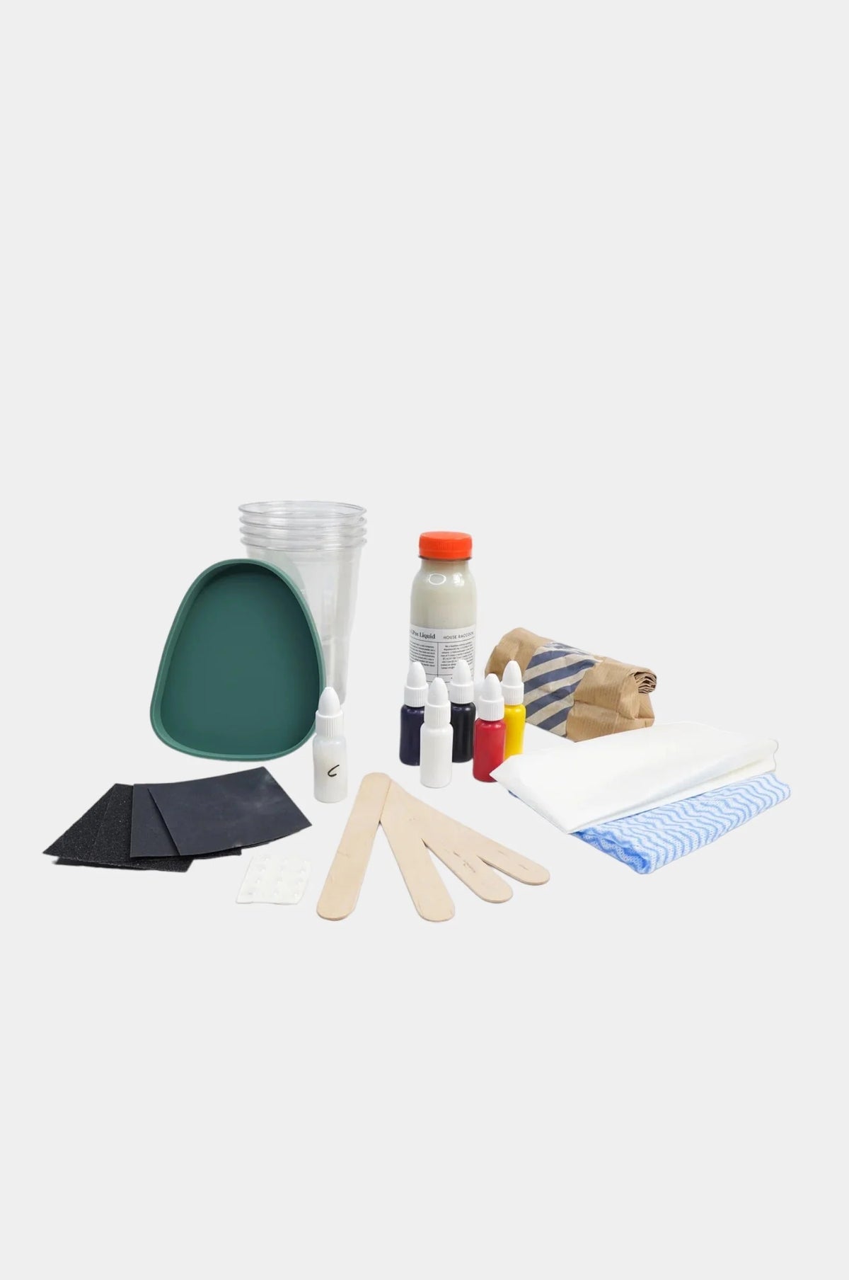 A1 DIY Terrazzo Onderzetters Kit LUCY - Zelfmaak Coasters Set