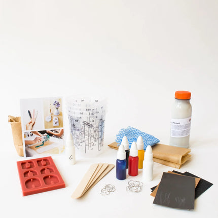A1 DIY Terrazzo Oorbellen Kit - Maak Je Eigen Sieraden
