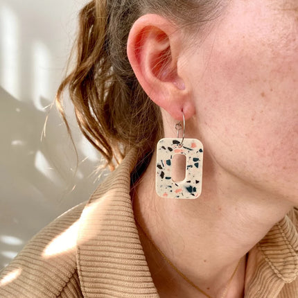 A1 DIY Terrazzo Oorbellen Kit - Maak Je Eigen Sieraden