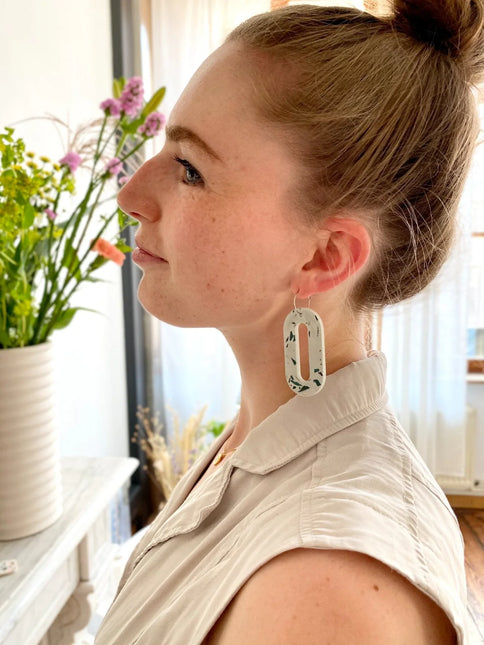 A1 DIY Terrazzo Oorbellen Kit - Maak Je Eigen Sieraden