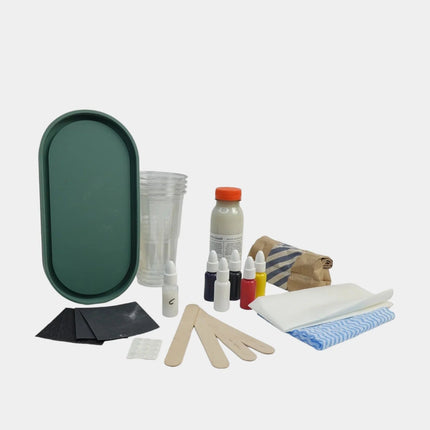 A1 DIY Terrazzo Ovale Schaal Kit XL - Maak Je Eigen Decoratieve Tray 12x25cm