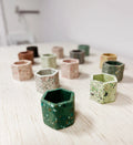 A1 DIY Terrazzo Plantenpot Kit FIORE Ø 5,5cm - Mini Bloempot Maken