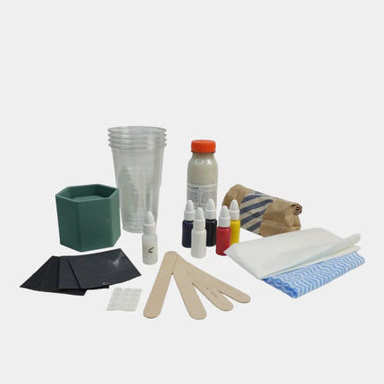 A1 DIY Terrazzo Plantenpot Kit FIORE Ø 5,5cm - Mini Bloempot Maken