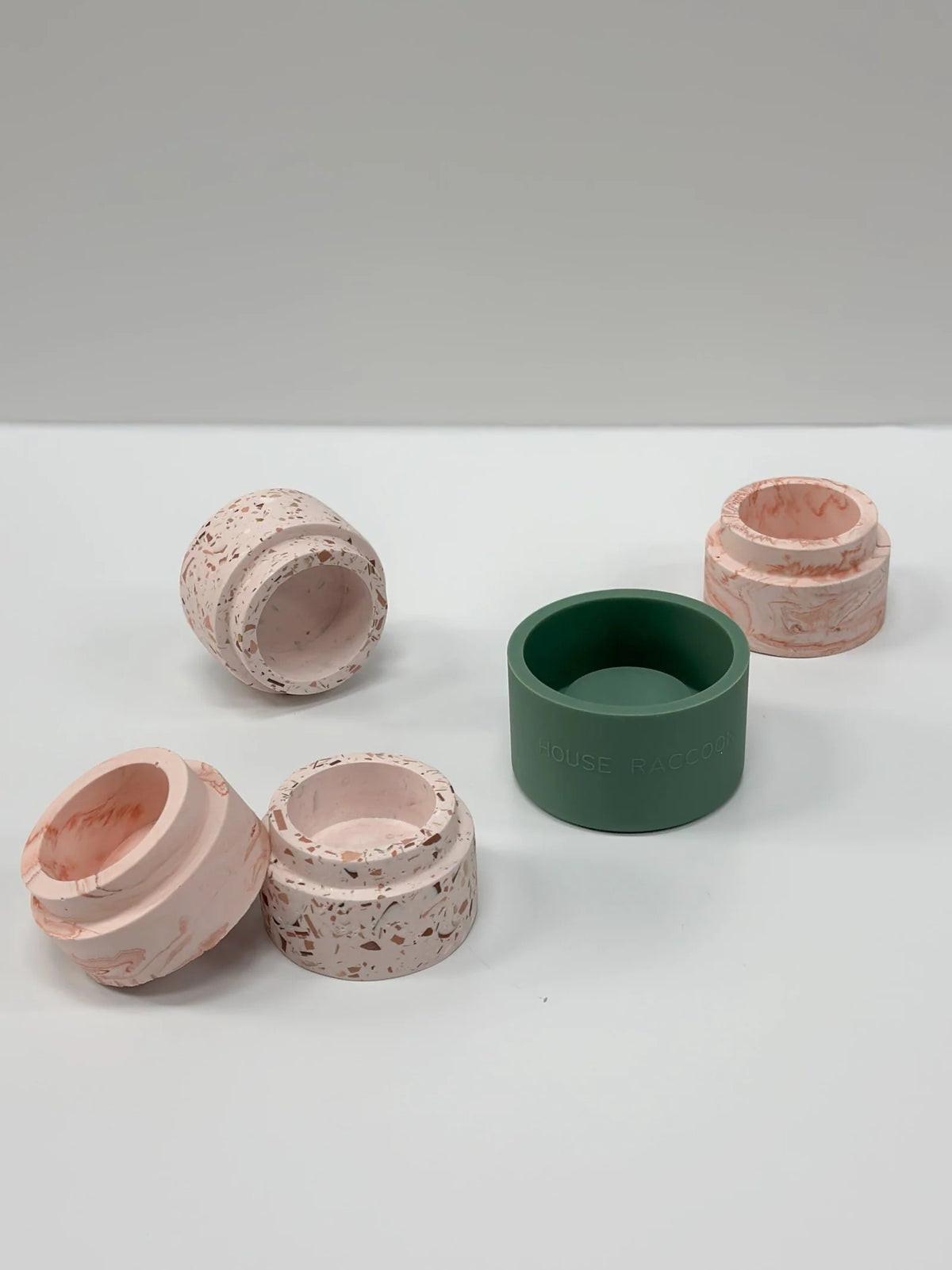 A1 DIY Terrazzo Theelichthouder Kit FIAM Ø 6,5cm - Kaarsenhouder Maken