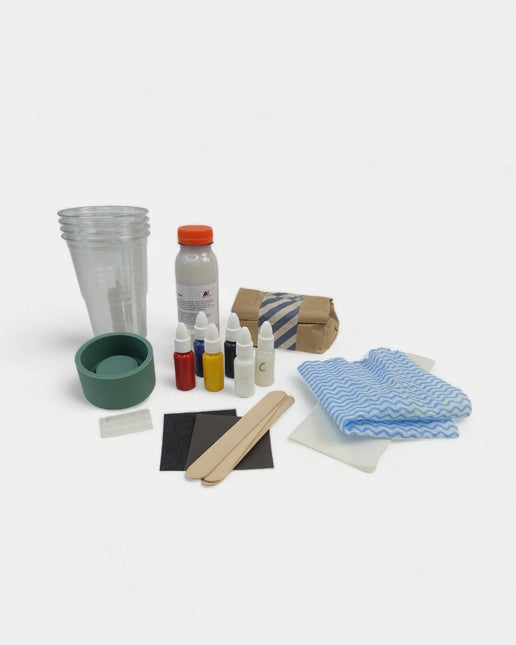A1 DIY Terrazzo Theelichthouder Kit FIAM Ø 6,5cm - Kaarsenhouder Maken