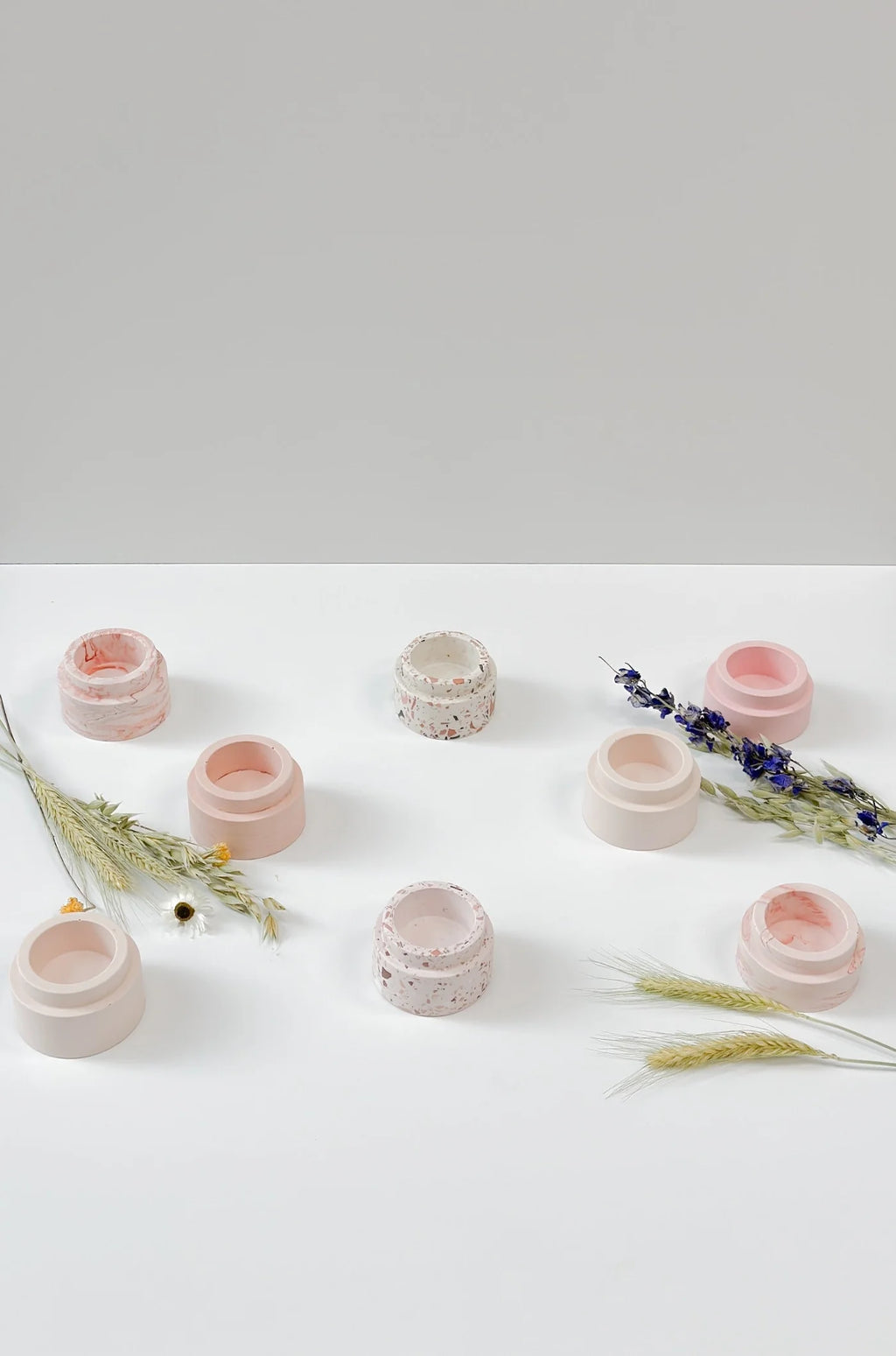 A1 DIY Terrazzo Theelichthouder Kit FIAM Ø 6,5cm - Kaarsenhouder Maken