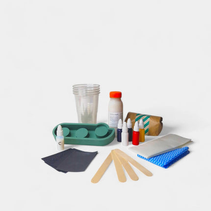 A1 DIY Terrazzo Theelichtjes Set - 3x ALEV Kaarsenhouders Maken