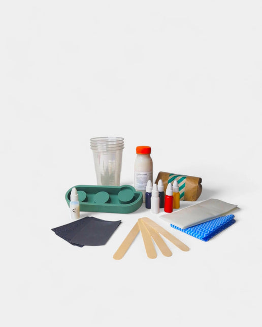A1 DIY Terrazzo Theelichtjes Set - 3x ALEV Kaarsenhouders Maken