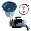 Eurovacuum Vacuümpomp  EVD-VE235, inclusief vacuümkamer 25 liter