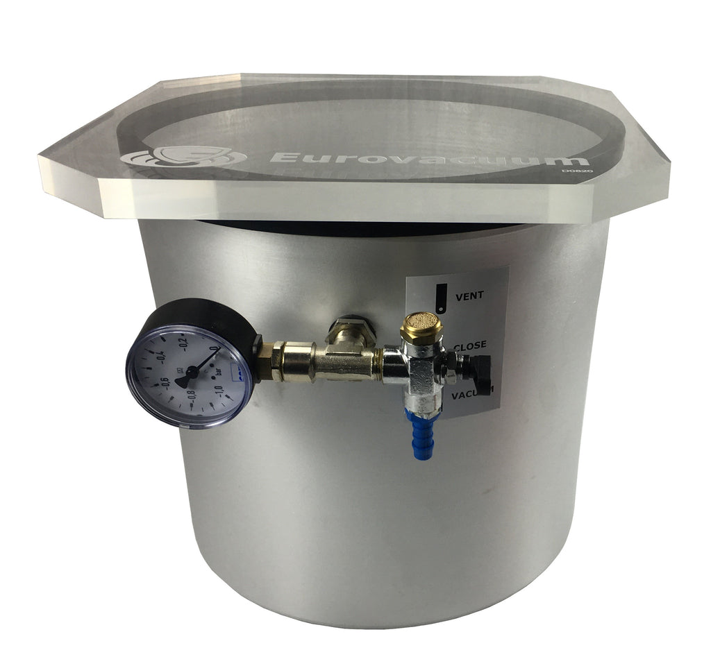 Eurovacuum Vacuümpomp  EVD-VE280, inclusief vacuümkamer 70 liter