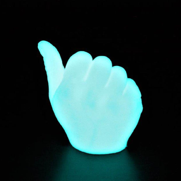 <h2> Glow in the dark hand</h2>