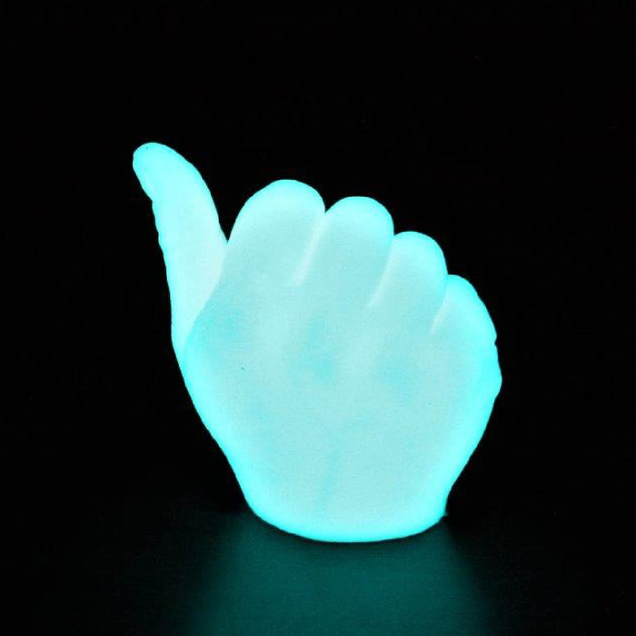 Glow-in-the-dark hand