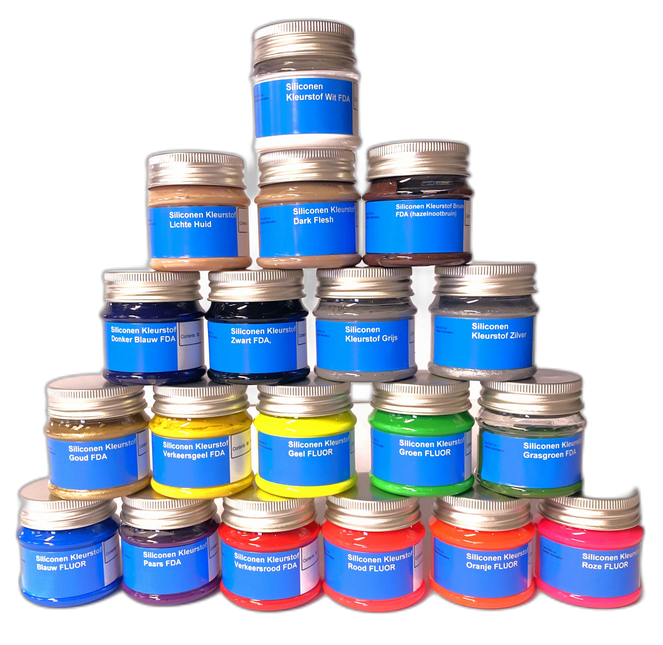 Holland Colours Siliconen Kleurstof – Vloeibaar Silicone Pigment voor Alle Siliconen & Mallen
