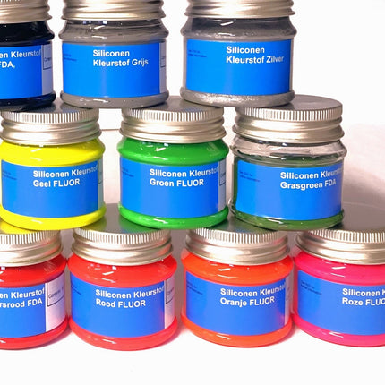 Holland Colours Siliconen Kleurstof – Vloeibaar Silicone Pigment voor Alle Siliconen & Mallen