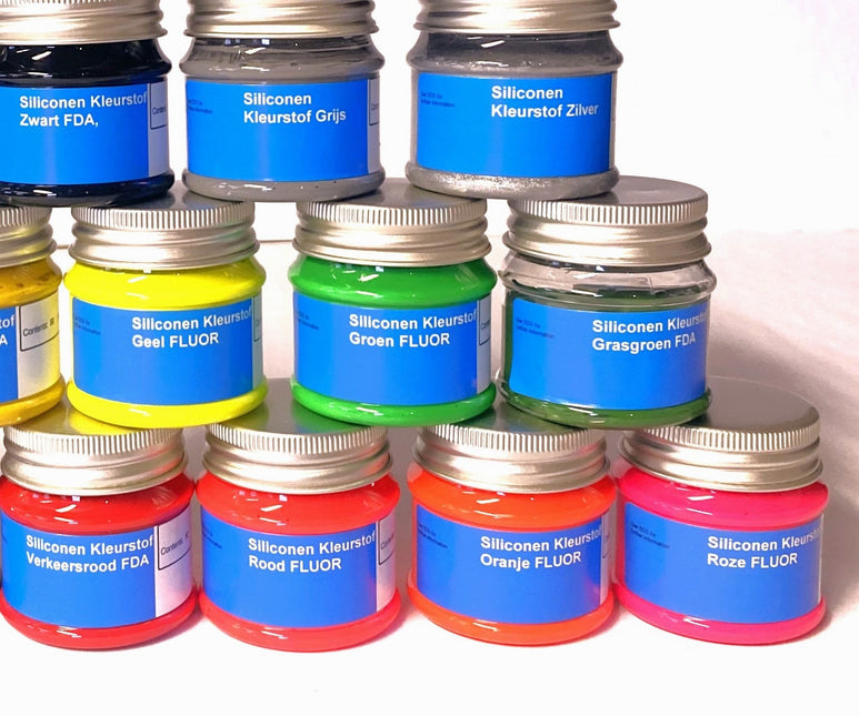 Holland Colours Siliconen Kleurstof – Vloeibaar Silicone Pigment voor Alle Siliconen & Mallen