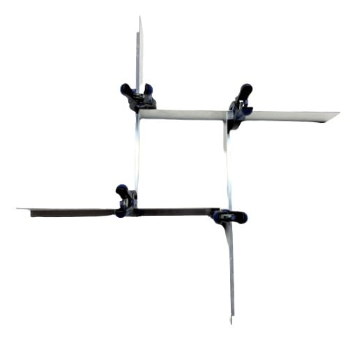 Huismerk - SAM Bekisting  Set voor siliconen mallen - Aluminium 49 x 8 cm.