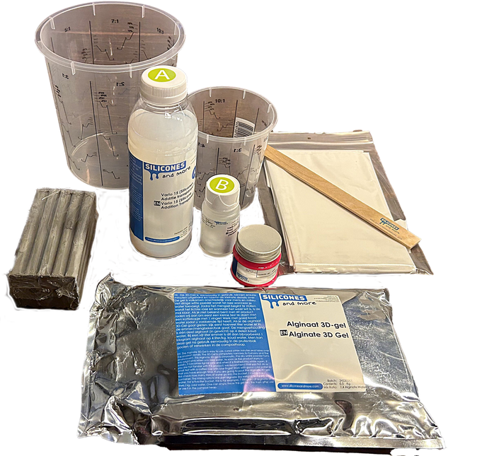 Huismerk - SAM Create Your Own Dildo Set – DIY Siliconen Kit voor Gepersonaliseerde Speeltjes & Creatieve Projecten