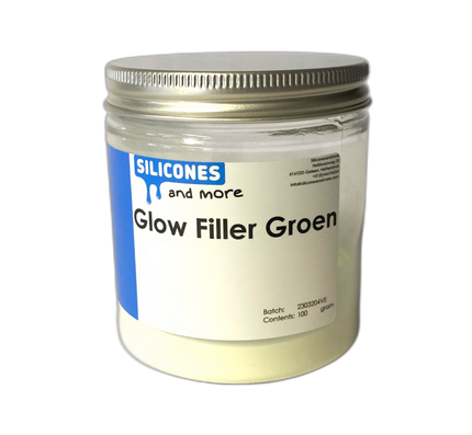 Huismerk - SAM Glow Filler Blauw of Groen – Glow-in-the-Dark Vulstof voor Siliconen, Epoxy & Polyurethaan