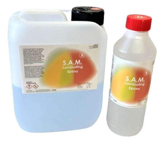 Huismerk - SAM Laminating Epoxy Resin,  0,1 tot 2 cm. dik lamineren