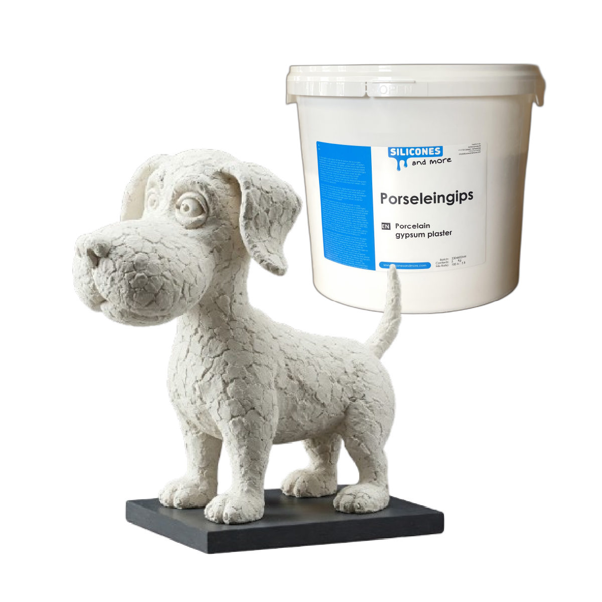 Huismerk - SAM Porseleingips – Premium Gietgips voor Mallen & Gedetailleerde Afgietsels