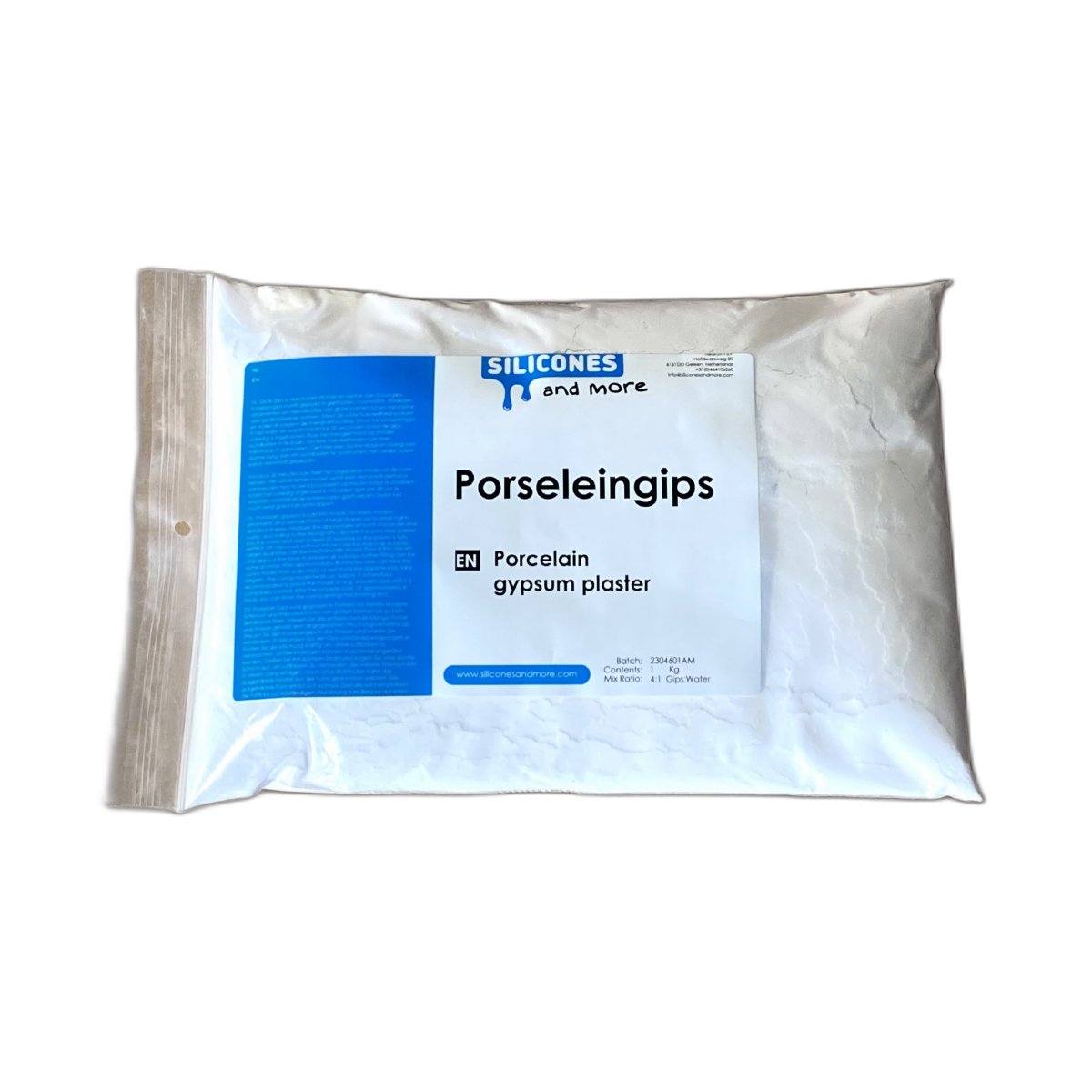Huismerk - SAM Porseleingips – Premium Gietgips voor Mallen & Gedetailleerde Afgietsels