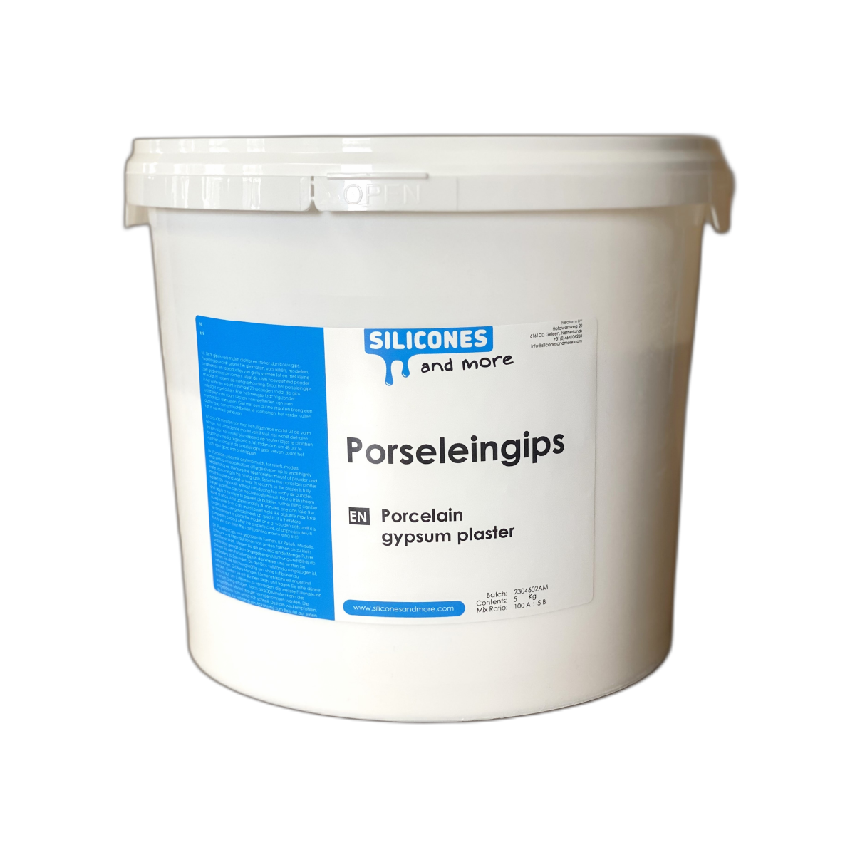 Huismerk - SAM Porseleingips – Premium Gietgips voor Mallen & Gedetailleerde Afgietsels