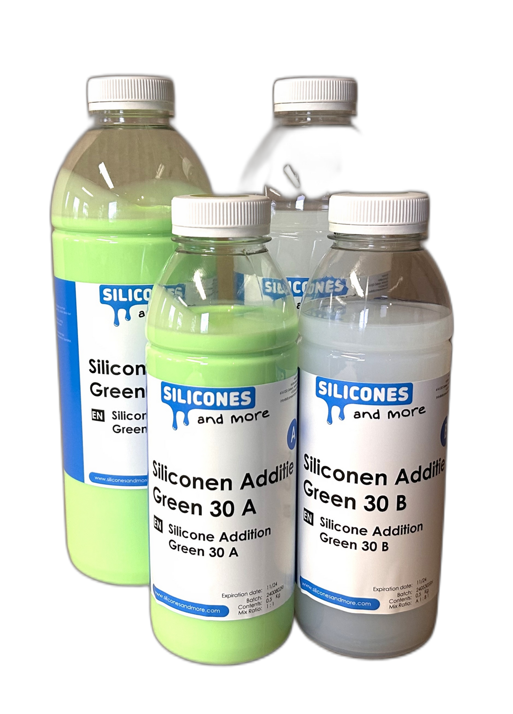 Huismerk - SAM Siliconen Additie Green 30 Set
