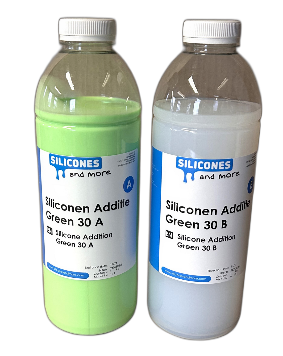 Huismerk - SAM Siliconen Additie Green 30 Set