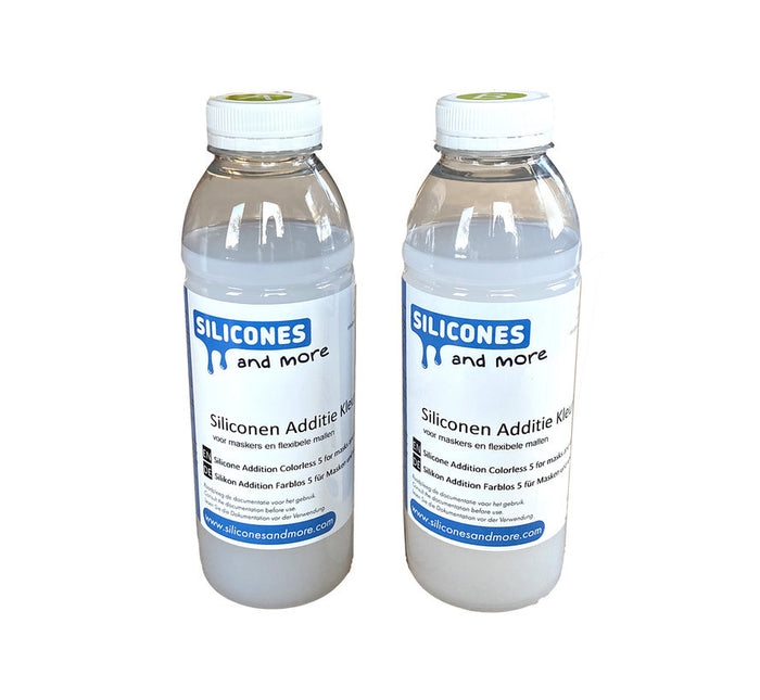 Huismerk - SAM Siliconen Additie Kleurloos 5 – Zeer Zachte Platinum Silicone voor Maskers & Flexibele Mallen