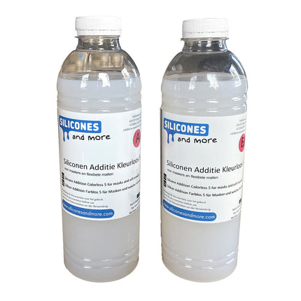 Huismerk - SAM Siliconen Additie Kleurloos 5 – Zeer Zachte Platinum Silicone voor Maskers & Flexibele Mallen