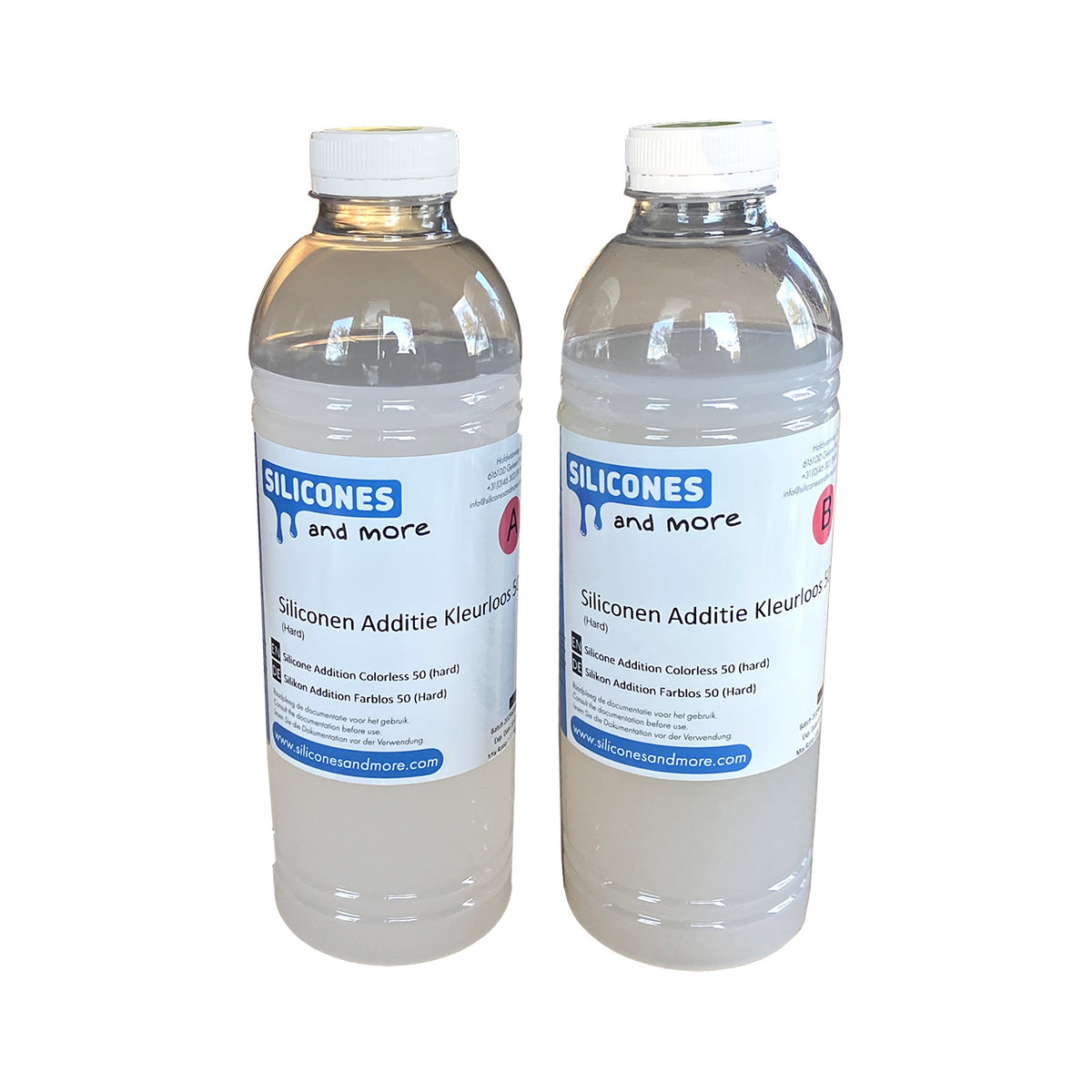 Huismerk - SAM Siliconen Additie Kleurloos 50 – Harde Platinum Silicone voor Beton & Zware Gietmassa's