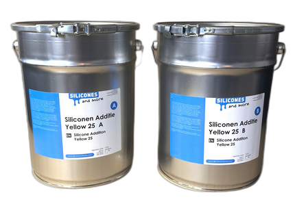 Huismerk - SAM Siliconen Additie Yellow 25 Set – Middelharde Additie Vormrubber voor Mallen & Prototypes