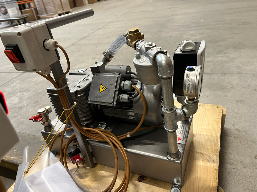 Induvac Vacuümpomp voor vacuüm bagging – Draaischuifvacuümpomp 12 m³/h